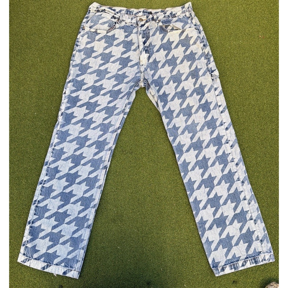 The Hundreds Blue Star Print Jeans Size 36 (True 34)